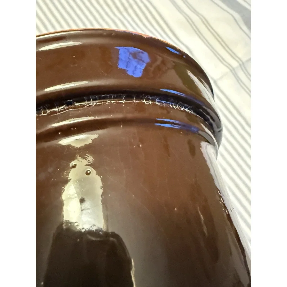 Vintage Terracotta Bagna Cauda Warmer